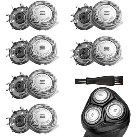 6 Pcs SH50/30 Têtes de Compatible avec Philips Serie 3000 5000 et AT8xx/AT7xx/PT7xx,Têtes de Rasoir avec Nettoyage Brosse,Lames De Remplacement pour Philips, Accessoires Pour Rasoir (1/4)