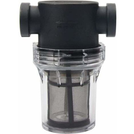 Pipeline Filtre pour pompe à eau 1/2" avec tamis en acier inoxydable 100 mailles, filtre en maille en ligne pour arrosage du jardin (1/5)