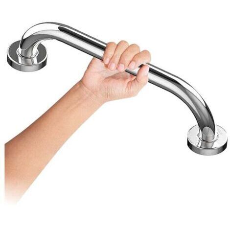 25cm-Barre d'appui WC Barre d'appui Inoxydable Chromé de Pour Salle de Bain, Poignée de Douche, Poignée de Bain, Barres d'appui Pour Salle de Bain