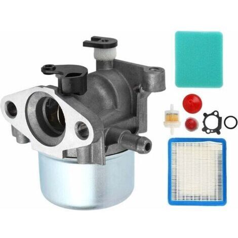 Pièces de Moteur de Gazon d'assemblage de carburateur avec diaphragme de Joint pour Brigg Stratton 675 190cc 799868 (1/4)