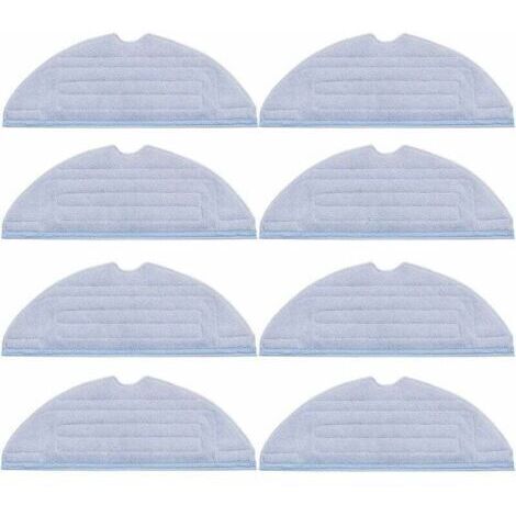 Lot de 8 lingettes de rechange pour Roborock S7 T7S T7S puls G10 accessoires, microfibre douce, lavable et réutilisable (1/5)