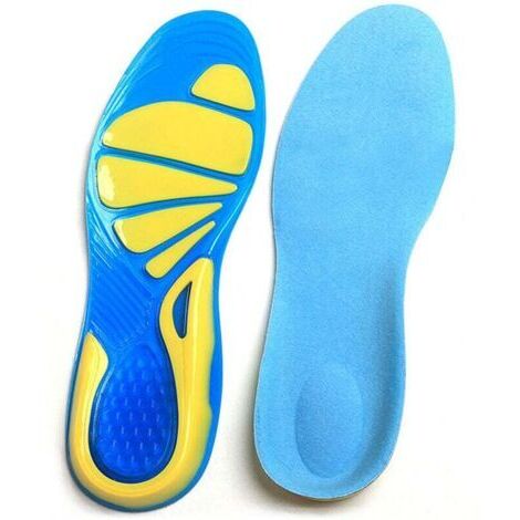 Sem Gel Anti Choc Homme Femme Taille M pour Basket, Chaussure de Sécurité Sport, Randonnée, Marche Soin des Pieds Antidérapante, Anti odeur, Pieds plat ou creux, sensible, hallux valgus S (1/5)