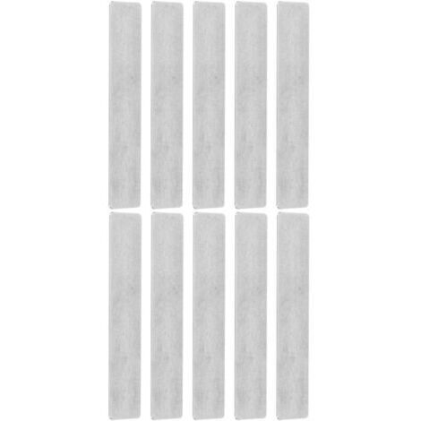10 pièces accessoires de pompe rectangulaire en fonte de plaque de soupape de compresseur d'air pour cylindre de 51mm