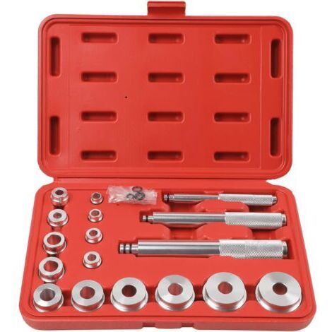 Kit de 17 outils de montage et démontage de roulements en aluminium – Design antidérapant – Pour insertion précise des roulements de roue (1/5)