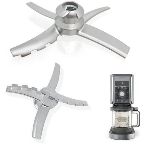 Lame de rechange en acier inoxydable compatible avec les machines à glace de luxe Ninja Creami NC500 NC501, pièces de mélange pour accessoires Ninja Ice Creami HOGA0864-CT (1/5)