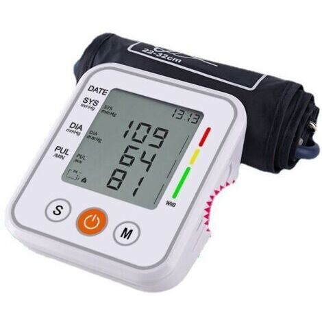 Tensiomètre électronique à domicile, moniteur de bras anglais, instrument de pression artérielle (1/5)