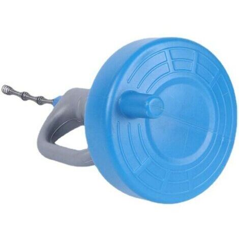 13M Furet Deboucheur Canalisation WC , Serpent de Plombier Kit Debouchage Canalisation Professionnel pour Toilette , Cuisine , Drain de Baignoire , Salle Bain , Evier , avec Gants , Sac , Chaîne de Vi (1/4)
