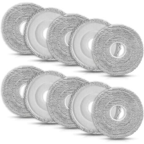 10 Serpillière Accessoires pour Dream X40 Ultra/X50 Ultra/X40 Master/L10s Ultra/L10s Pro Ultra/L10s Pro Gen 2/L20 Ultra/L40 Ultra/D10 Plus, Mova E30 Ultra/P50 Pro Ultra, pour Xiaomi X10+/X20+ (1/4)