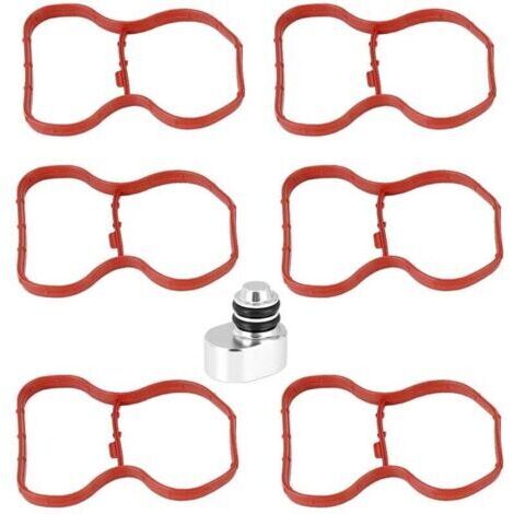 Kit de suppression,Akozon Bouchon de frein en caoutchouc Joint Admission + Bouchon Clapet pour N57 N57S E9 E91 E92 E93 F7 F1 F11 (1/5)
