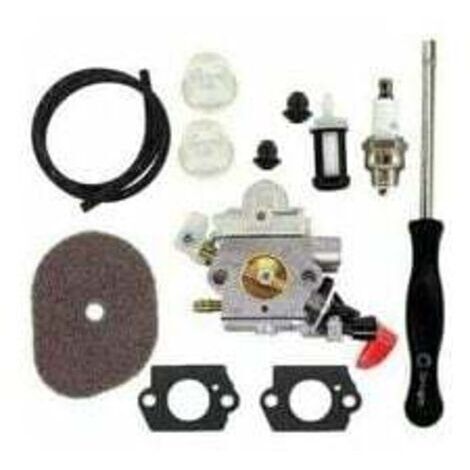 Carburateur avec Filtre à air pour Stihl FS40 FS50 FS56 FS70 FS70C FC70 FC56 FS56C HT56 HT56C KN56 KM56 KM56C Tondeuse Pièces 4144 120 0608 41441200608 C1M-s267A (1/5)