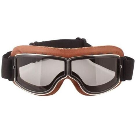 Lunettes de protection rétro pour moto - Anti-buée - Chaudes - Pour l'équitation, le VTT, le motocross (1/4)