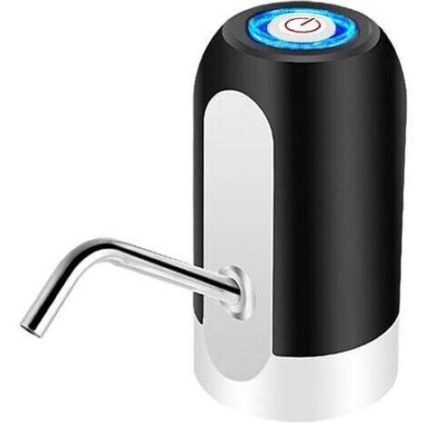 1pc noir Distributeur d'eau en Bouteille Automatique - Chargeur USB, en Acier, sans BPA, Eau Froide (1/4)