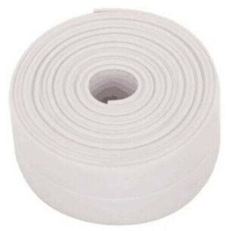 1PC(Blanche)Rouleaux Bande d'étanchéité Imperméable,Joint Salle de Bain,PVC Ruban de Calfeutrage Autocollant pour Cuisine,Toilettes WC,Baignoire (1/5)