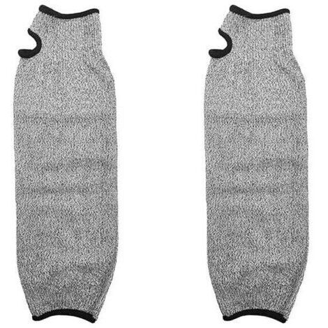 Manchon de protection pour bras, manchon pour bras de sécurité, Gants de travail à manches longues anti-abrasion résistant aux coupures HPPE pour jardin, cuisine et travaux agricoles (35cm) (1/5)