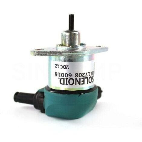 Électrovanne d'arrêt 12v, 17208 – 60016, pour Kubota V1505 V1305 D1105 D1005 D905 (1/5)