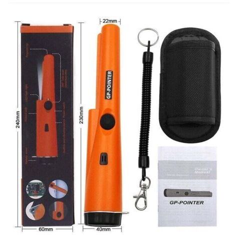 Vente chaude-Détecteur de Métaux Pinpointer, Metal Detector métal Pinpointer Accessoires de Détection de Pointeur de Métal Etanches à l'eau et à Balayage IP66 Etanches pour Chasse aux Trésors ,de DEBU (1/4)