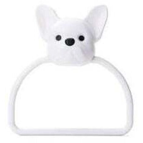 chiot 1PC ABS dessin animé animaux porte-serviettes mural salle de bain toilette enfant suspendu porte-serviette cintre maison cuisine porte-serviettes anneau (1/5)