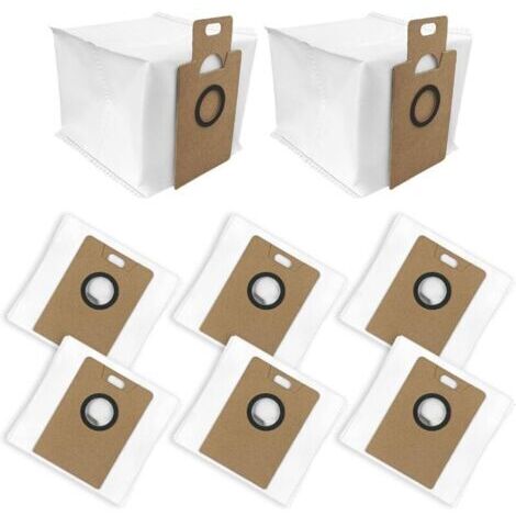 8 Sacs à poussière compatibles pour Tapo RV20 Max Plus / RV30 Max Plus Accessoires, 8 Sacs pour aspirateur (1/4)