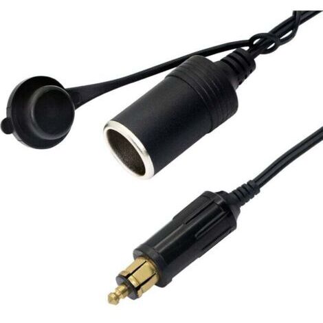 DIN Hella Powerlet Plug pour Allume-Cigare 18AWG Prise mâle européenne Din Prise Allume-Cigare Adaptateur Prise (45 cm) (1/4)