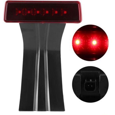 Feu arrière LED lumineux étanche IP68 lentille rouge pour Jeep Wrangler JK 2/4 portes 2007-2018,de (1/4)