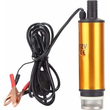 Pompe Submersible Électrique, Pompe Submersible Électrique DC Portable Mini 12V DC 30L/Min Pour L'eau De Kérosène Diesel (1/5)