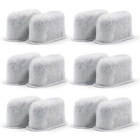 12pcs Filtres à eau à charbon de rechange Filtre non tissé pour cafetières (1/5)