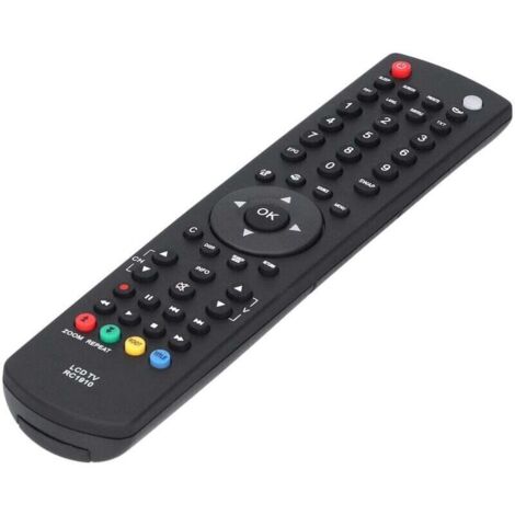 Télécommande pour Toshiba LCD TV fournitures de remplacement universelles Rc1910 noir (1/5)