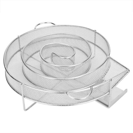 Spiral Cold smoking room - serpentine smoking room - générateur de fumée - pour fumer dans une bouilloire grill - rond - (1/4)