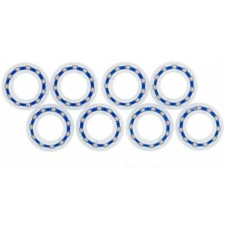 Lot de 8 roulements à billes pour roues de robot Polaris 280 180 – Dimensions 28x15mm – Corps plastique – Billes acier inoxydable (1/5)