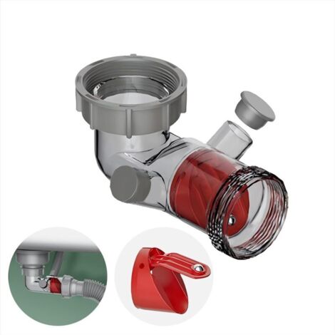 Siphons d'évier, remplacement de siphon en P, dispositifs anti-retour et anti-débordement visibles pour cuisines, salles de bains et broyeurs à déchets (1/3)