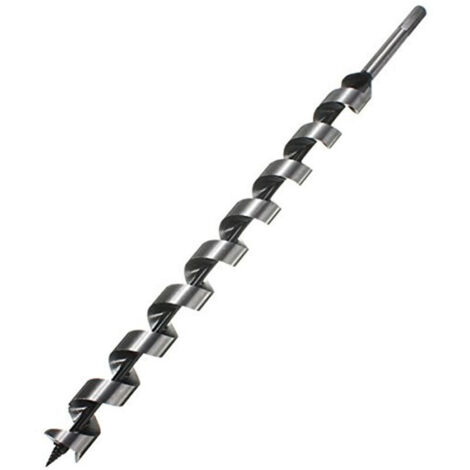 Mèche à bois pour perceuse 460mm Hex shank 16mm Acier haute teneur en carbone Perçage précis du bois dur (1/4)