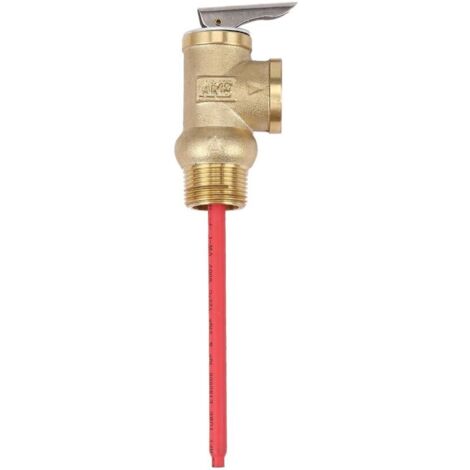 Sunxury – Soupape de pression 3/4' BSP – Pression max 0,7 MPa (101 PSI) – Température réglée 99°C – Protection chauffe-eau et chaudières - PSI 210 F (1/3)