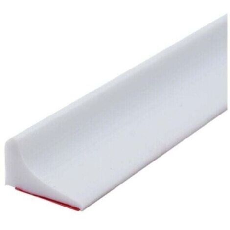 Barrière de douche en silicone élastique – Imperméable et anti-moisissure – Installation adhésive – Dimensions adaptables 1-10mm (1/5)
