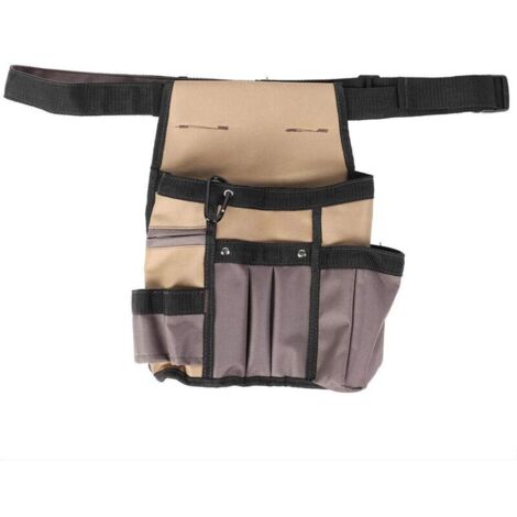 Sac de Taille de Jardin, Sac de Ceinture Multifonctionnel Portable pour Outils de Jardinage, Ceinture réglable (1/5)