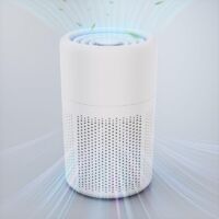 Petit purificateur d'air pour chambre et cuisine, filtre à air silencieux, purificateur d'air, élimination des odeurs