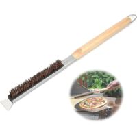 Brosse pour Four à Pizza – Brosse pour Pierre à Pizza, Accessoires pour Four à Pizza, Outil de Nettoyage, Nettoyeur pour Pierre à Pizza, Outils pour Four à Pizza, Ustensiles de Grill