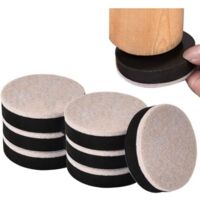 Rehausseurs de Meubles Autocollants 10 Pièces Rehausseur Pieds de Lit et Meuble Réhausseur Pied de Table rehausseur de Lit Rond Rehausseur Pied de Chaise Pieds de Lit Furniture Rond