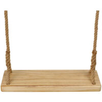 Balancoire Exterieur Bois , Balançoire Enfant Adulte , Bois avec Corde Jute Réglable Durable Balançoire Arbre en Bois pour Enfants Ados Adultes V7110C (avec des Ceintures de Connexion)
