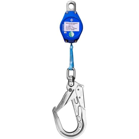 Stop chute IKAR à rappel automatique à sangle avec MGO carter alu. 1,8 m 41-HWB1.8IKV55