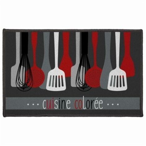 Tapis De Cuisine "cuisinette" 50x80cm Gris (1/3)