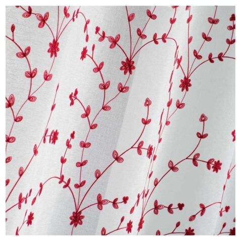 Voilage DOUCEUR D'INTERIEUR Paire voilages 2 x pomponella - 2 x 60 x