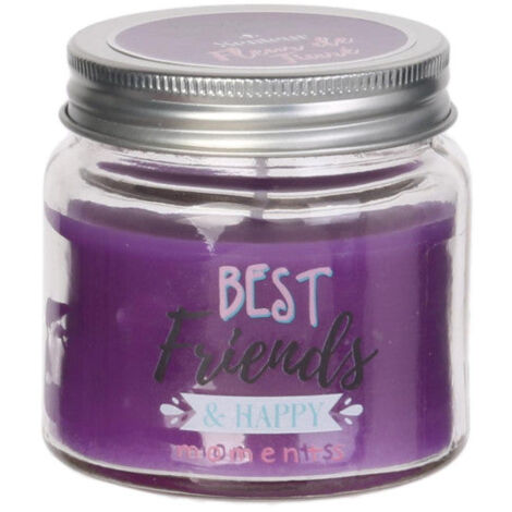 Bougie Parfumée Pot Message Amitié (1/4)