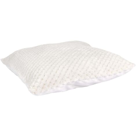 Coussin Blanc Nid D Abeille 40x40cm (1/4)