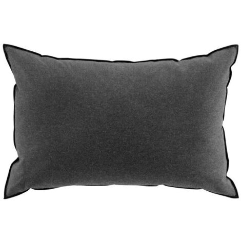 Coussin Déco "mistraline" 40x60cm Anthracite (1/4)