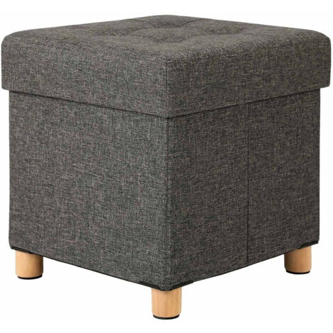 SONGMICS Coffre rangement 40L gris foncé (1/5)