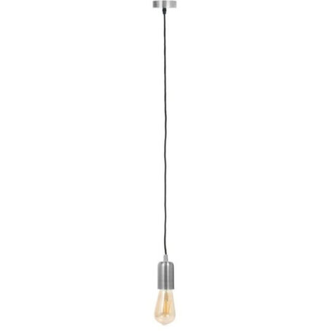 Lampe Suspension Déco "vintage" 9cm Argent (1/5)