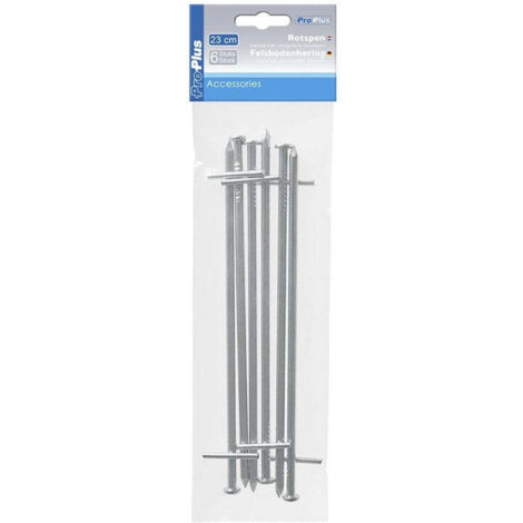 Piquet Roche En Métal 23cm Avec Croix A Souder 6 Pièces Dans Polybag (1/5)