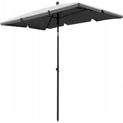Parasol De Jardin Inclinable Carré 130x200cm (1/4)