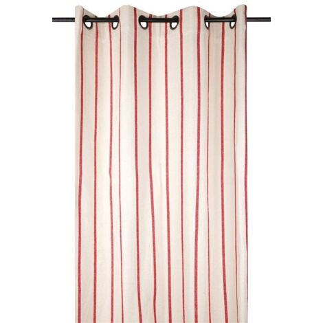 RIDEAU ST TROP ROUGE 135X260 cm (1/2)