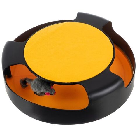 Objet pour chat - une roue avec une souris (1/4)